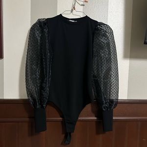 NEW MISSGUIDED BLACK BODYSUIT